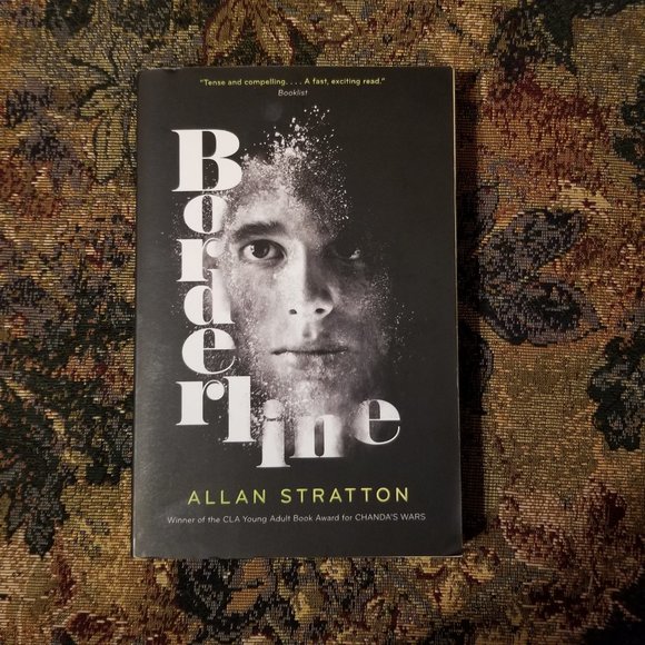 YA novel, Borderline by Allan Stratton, adventure, mystery, Harper Trophy - Picture 1 of 3